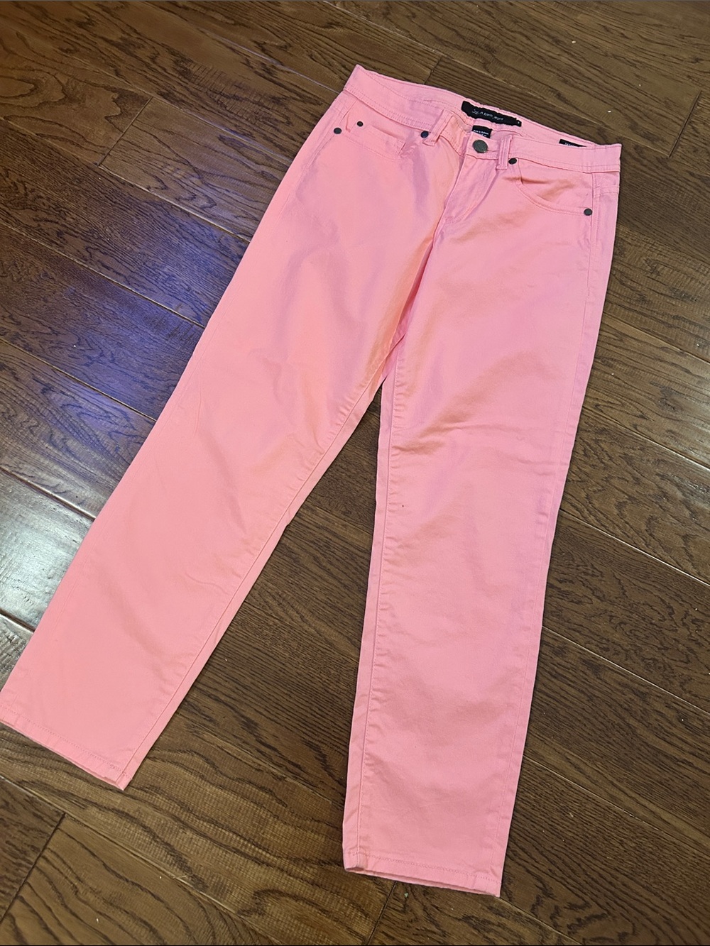 Calvin Klein Jeans Orange Straight-Leg Womens Jeans